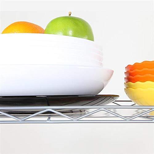 Best seller 5 tier wire shelving units heavy duty adjustable stacking shelves storage rack organizer for laundry bathroom kitchen pantry us stock
