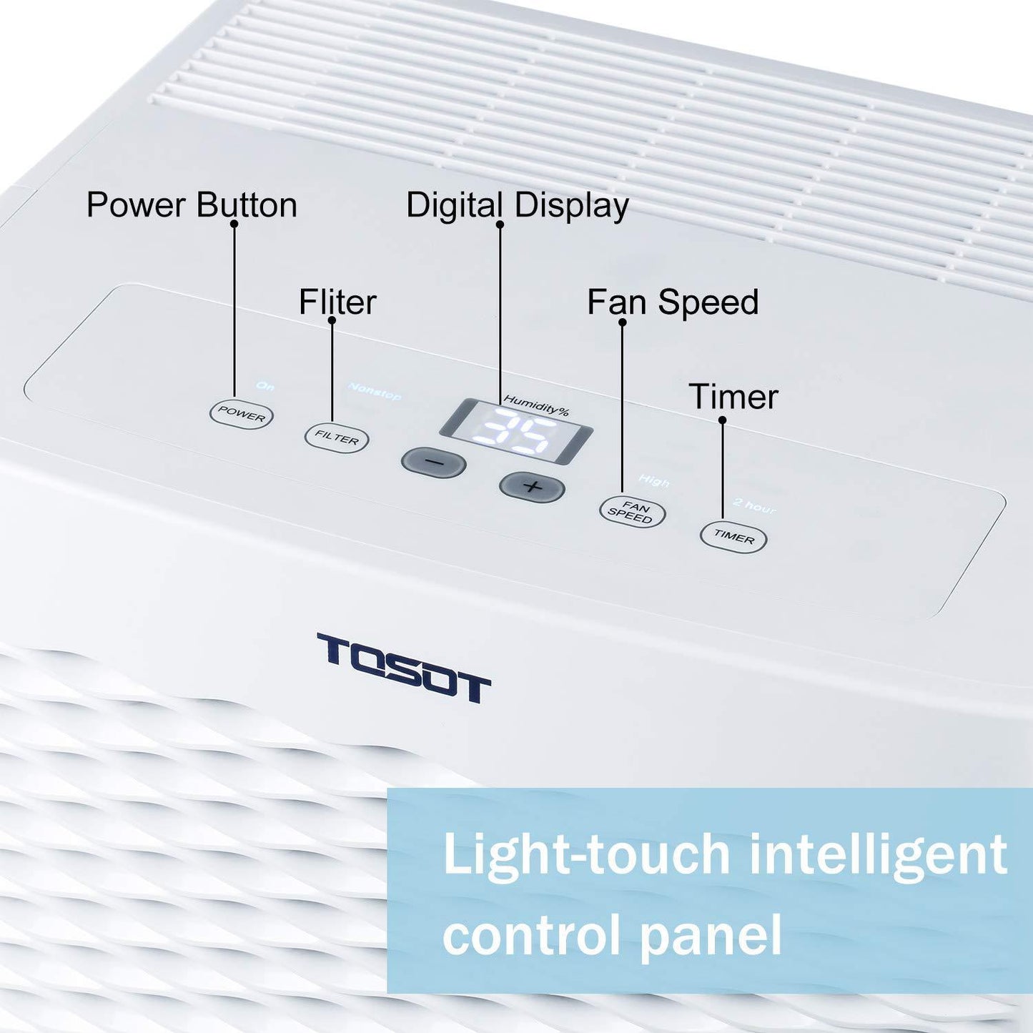 Home tosot 30 pint dehumidifier for small rooms up to 1500 square feet energy star quiet portable with wheels and continuous drain hose outlet dehumidifiers for home basement bedroom bathroom