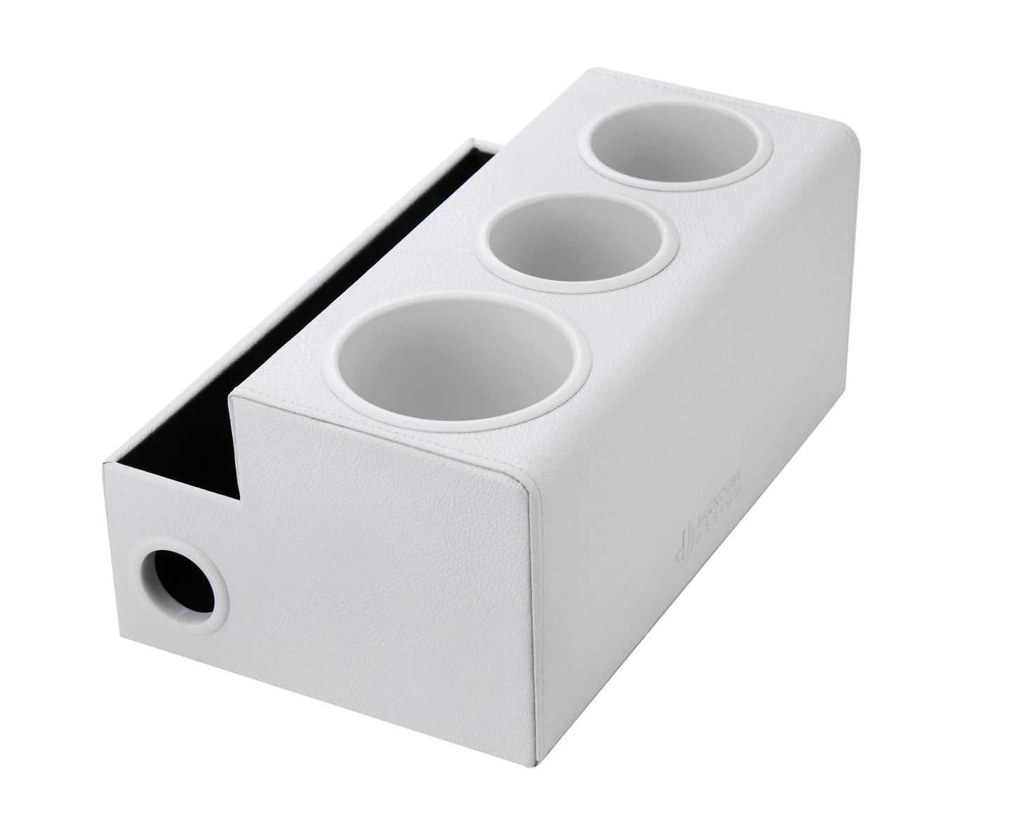 Select nice jackcubedesign hair dryer holder hair styling product care tool organizer bath supplies accessories tray stand storage bathroom vanity countertop with 3 holes white mk154d