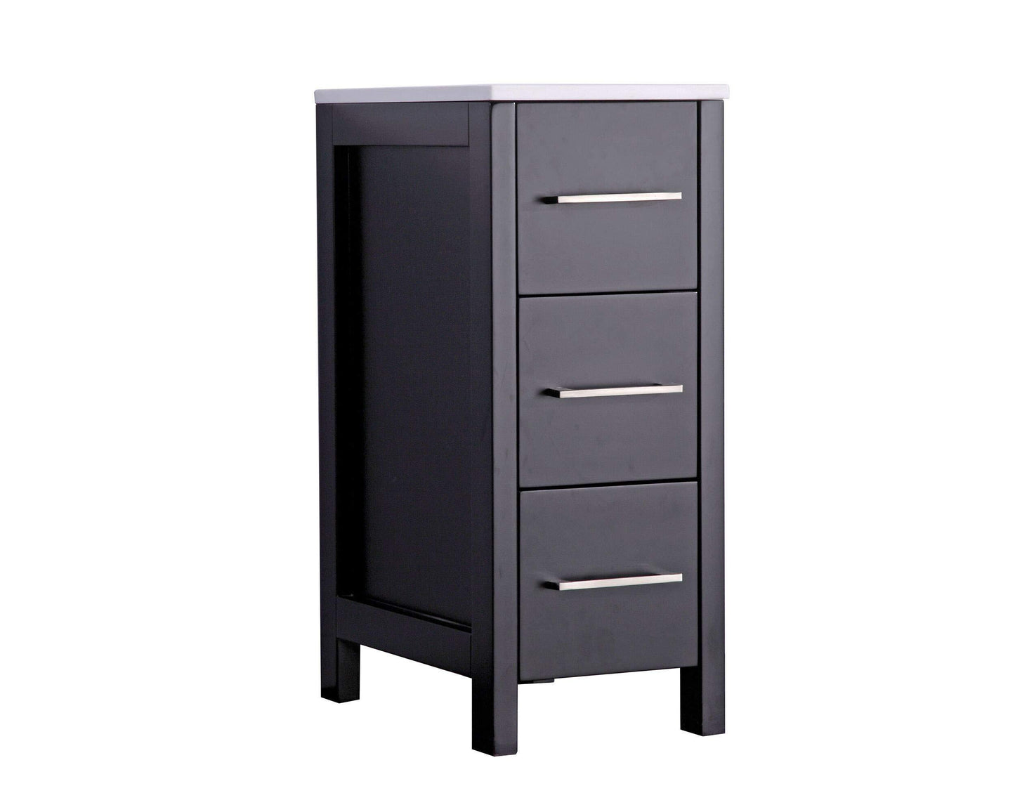 Exclusive vanity art 60 inch bathroom vanity set single ceramic sink top with mirror 8 drawers one large folding door drawer perfect bathroom organizer espresso va3136 60