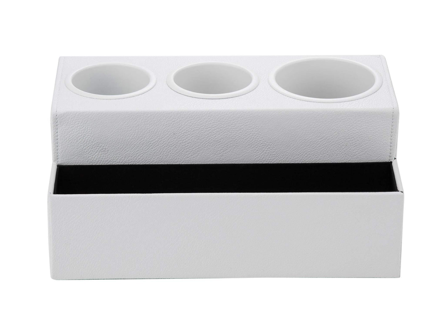 Selection jackcubedesign hair dryer holder hair styling product care tool organizer bath supplies accessories tray stand storage bathroom vanity countertop with 3 holes white mk154d