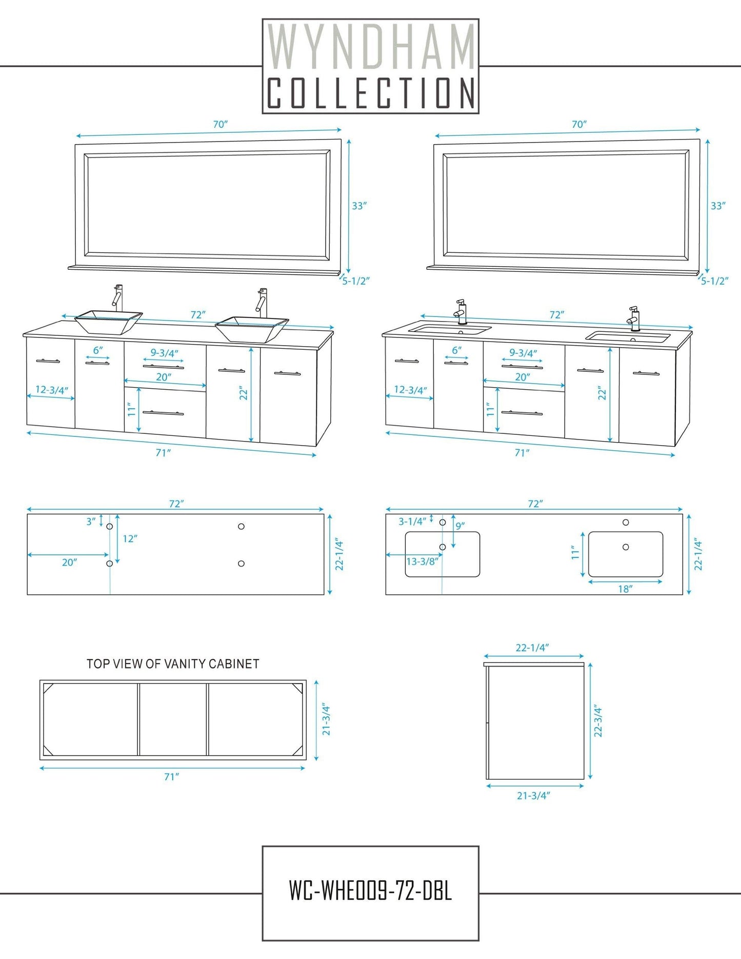 Online shopping wyndham collection centra 72 inch double bathroom vanity in grey oak with white carrera top with square porcelain undermount sinks