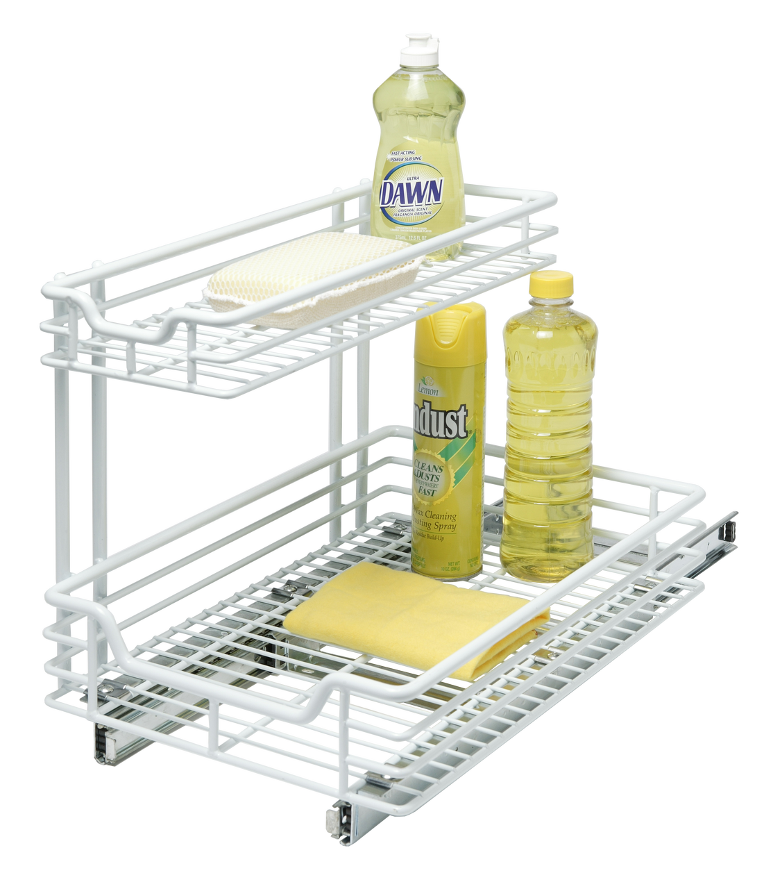 2 Tier Undersink Organizer White
