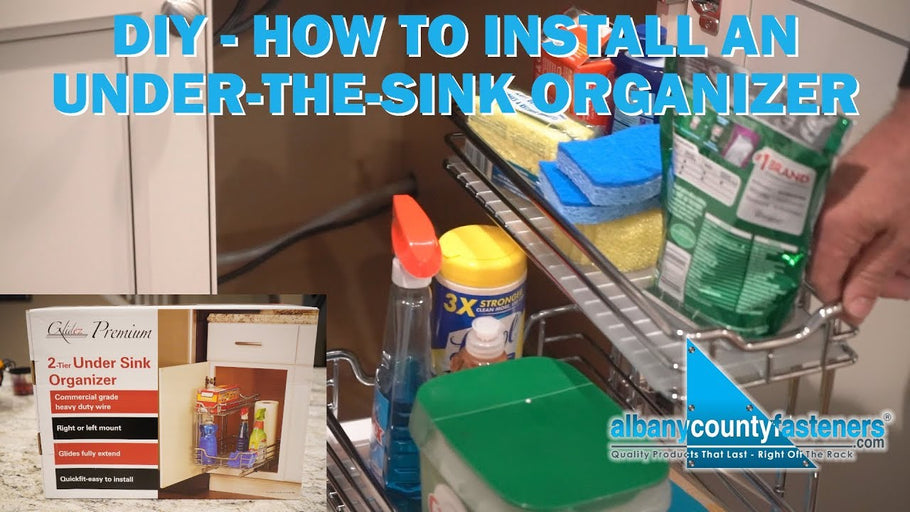 How to Install an Under Sink Organizer For Your Home | DIY Home Improvement by Albany County Fasteners (1 year ago)
