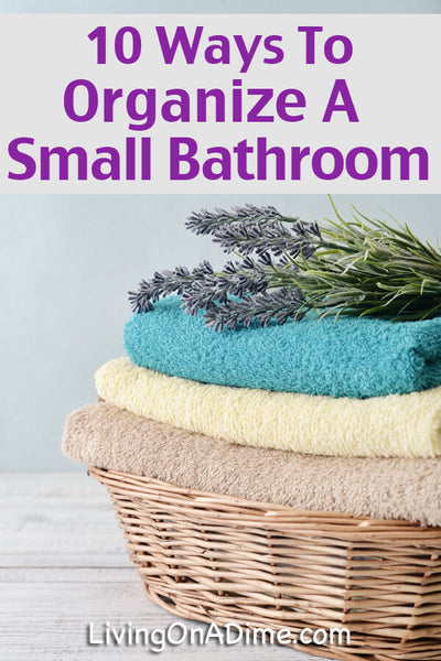 It is possible to organize a small bathroom so that it is efficient and less cluttered