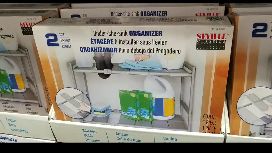 Costco! 2 Tier Under the Sink Expanding Organizer! $19 by Sterling W (2 years ago)