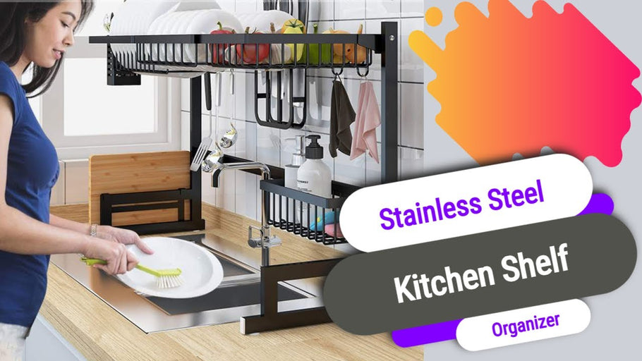 Kitchen Shelf Organizer - Kitchen Sink Organizer - Stainless Steel - 2021 by Shop As On TV Reviews (2 months ago)