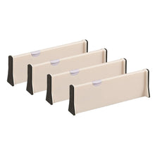 Load image into Gallery viewer, Related wlive drawer dividers 4 pack adjustable expandable dresser drawer organizers for bedroom bathroom closet office kitchen storage