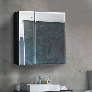 Latest b c 30x26 aluminum medicine cabinet with mirror color black bathroom mirror cabinet with adjustable glass shelves storage cabinet for bathroom recessed or surface mounting