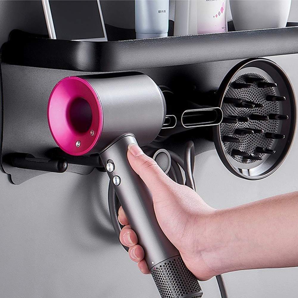 Storage dyson supersonic hair dryer wall mount holder dyson hair dryer bracket for dyson hair dryer accessories holder punch free dyson hair dryer holder bathroom storage rack l