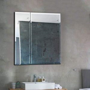 Kitchen b c 30x26 aluminum medicine cabinet with mirror color black bathroom mirror cabinet with adjustable glass shelves storage cabinet for bathroom recessed or surface mounting