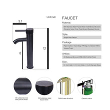Load image into Gallery viewer, Storage elecwish usba20090 usba20077 bathroom vanity and sink combo stand cabinet and tempered blue glass vessel sink orb faucet and pop up drain mirror mounting ring